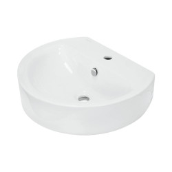 Раковина Sanita Luxe Best 55 ВКС (WB.PD/Best/55-C/WHT.G/S1) белый