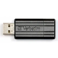 32 ГБ USB Флеш-накопитель VERBATIM PinStripe (49064) черный