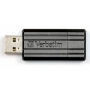 32 ГБ USB Флеш-накопитель VERBATIM PinStripe (49064) черный