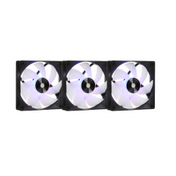 Вентилятор для корпуса Ocypus Delta F12 BK ARGB 3-IN-1 3x (Delta-F12-BK3AM00X-GL) черный