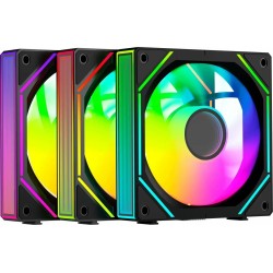 Вентилятор для корпуса Ocypus Gamma F12 UNI BK ARGB REVERSE (Gamma-F12-BK3AM01U-GL) черный