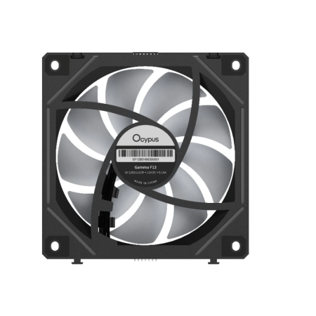 Вентилятор для корпуса Ocypus Gamma F12 UNI BK ARGB REVERSE (Gamma-F12-BK3AM01U-GL) черный