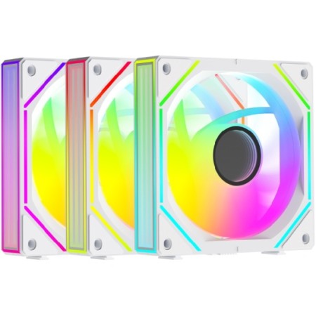 Вентилятор для корпуса Ocypus Gamma F12 UNI WH ARGB 3-IN-1 3x (Gamma-F12-WH3AM00U-GL) белый