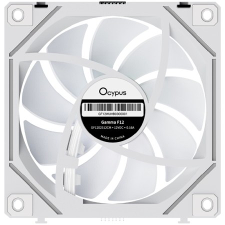 Вентилятор для корпуса Ocypus Gamma F12 UNI WH ARGB 3-IN-1 3x (Gamma-F12-WH3AM00U-GL) белый