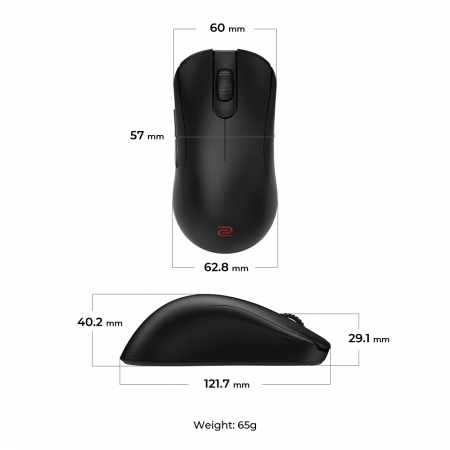 Мышь беспроводная ZOWIE ZA13-DW (9H.N4RBE.A2E) черный