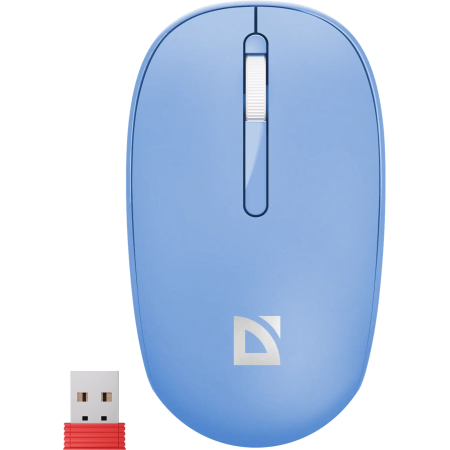Мышь беспроводная Defender Smart MM-396 (52397) голубой