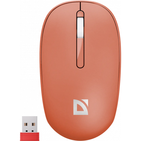 Мышь беспроводная Defender Smart MM-396 (52398) красный