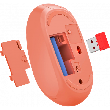 Мышь беспроводная Defender Smart MM-396 (52398) красный