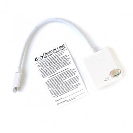 Переходник Mini DP — DVI V-T MDPDV черный
