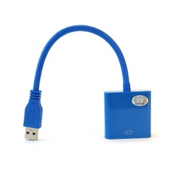 Переходник USB – VGA ViTi (U3V) синий
