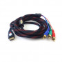 Кабель HDMI – 3RCA Cable V‑T (HDMI‑3RCA) 3 м черный