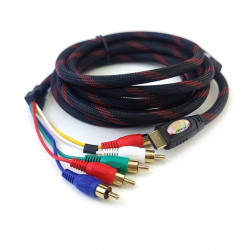 Кабель HDMI – 5 RCA V-T (HDMI-5RCA) 3 м черный