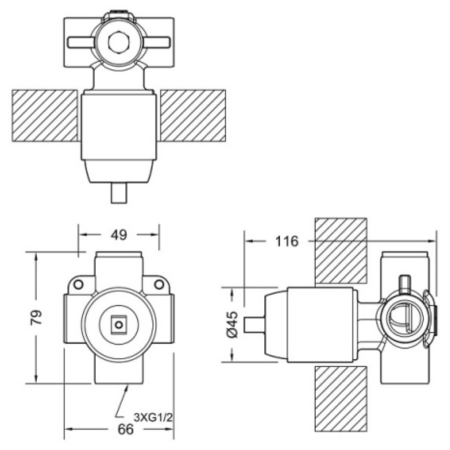Душевая гарнитура Bravat Eddie (D999BTC-ENG) графитовый