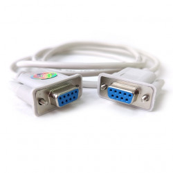 Кабель DB9- DB9 ViTi (DB9 f/f) 1.3 м белый
