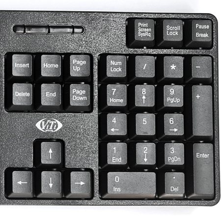 Клавиатура проводная Viti K520 черный