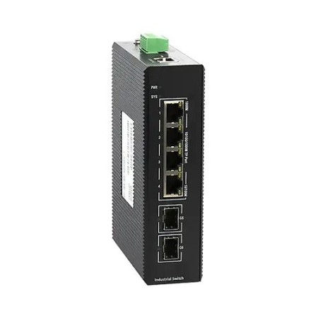 Коммутатор BDCOM IES200-L25-8T4S черный