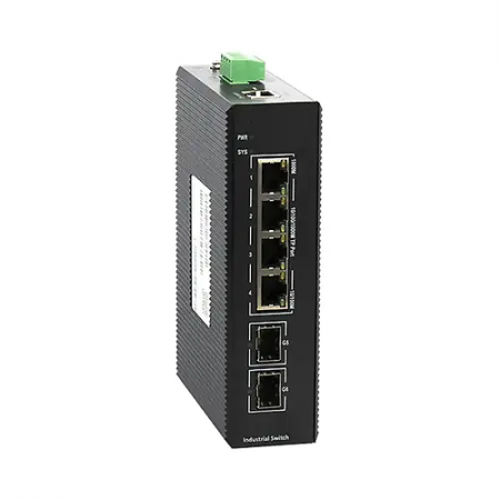 Коммутатор BDCOM IES200-L25-8T4S черный