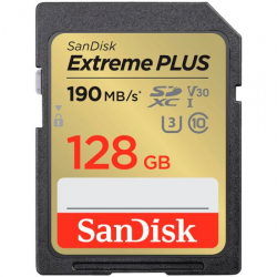 128 Гб Карта памяти SanDisk Extreme PLUS SDXC (SDSDXWA-128G-GNCIN)