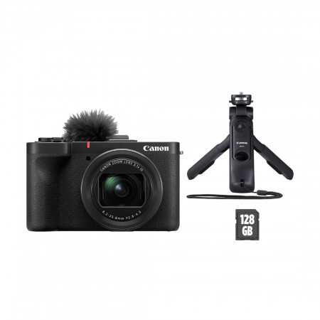 Беззеркальный фотоаппарат со сменной оптикой Canon PowerShot V1 PREMIUM VLOGGER KIT (6390C006AA) черный