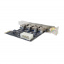 Плата расширения ViTi PCI-E 4PU3 синий