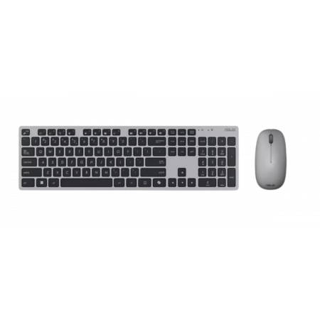 Клавиатура + мышь беспроводная Asus Wireless W5000 (90XB0430-BKM330) серый