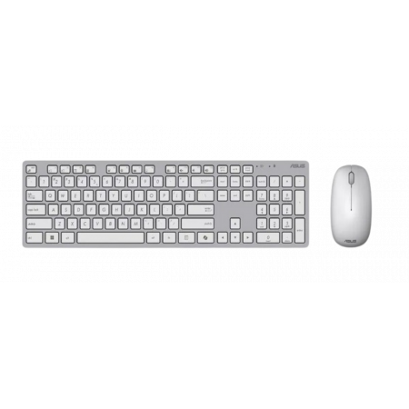 Клавиатура + мышь беспроводная Asus Wireless W5000 (90XB0430-BKM3D0) белый