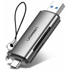 Кард-ридер UGREEN CM185 (50706) серый