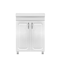 Тумба под раковину ORBITA-4 Енисей Классик Breeze 60 (ENСBreeze6002DFBel) (БЕЗ РАКОВИНЫ) белый