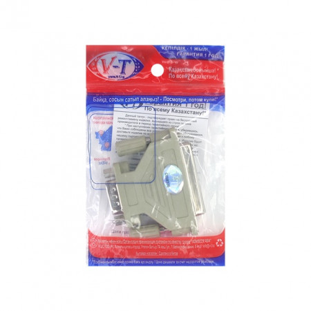 Переходник DB25PF - DB9PM V-T (AA06010) бежевый