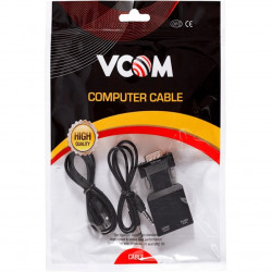 Переходник VGA + USB + Audio - HDMI Voom (10890) черный