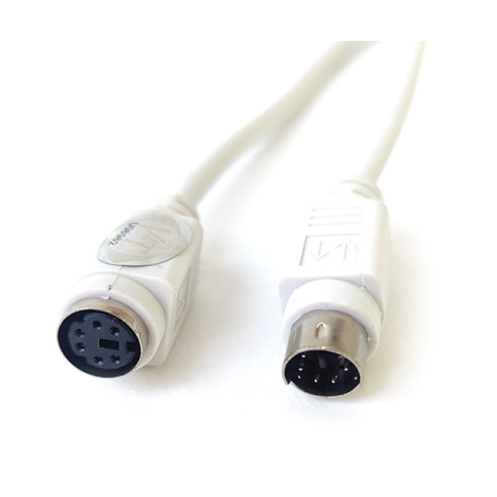 Удлинитель PS/2-PS/2 Viti С18 (VT-0114) 3м белый