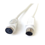 Удлинитель PS/2-PS/2 Viti С18 (VT-0114) 3м белый