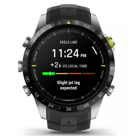 Смарт-часы Garmin MARQ Athlete Gen 2 (010-02648-41) черный (1 ремешок) 46 мм