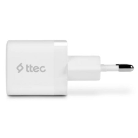 Сетевое зарядное устройство ttec SmartCharger GAN 30W PD USB-C Travel Fast Charger (2SCG30B) белый