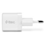 Сетевое зарядное устройство ttec SmartCharger GAN 30W PD USB-C Travel Fast Charger (2SCG30B) белый