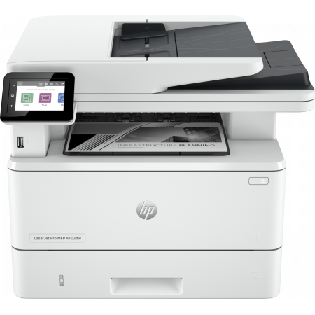 МФУ лазерное HP LaserJet Pro MFP M4103dw (2Z627A) белый