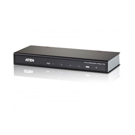 HDMI сплиттер ATEN VS184A (VS184A-AT-G) черный