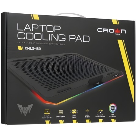 Подставка для ноутбука CROWN CMLS-150 (CMLS-150) черный