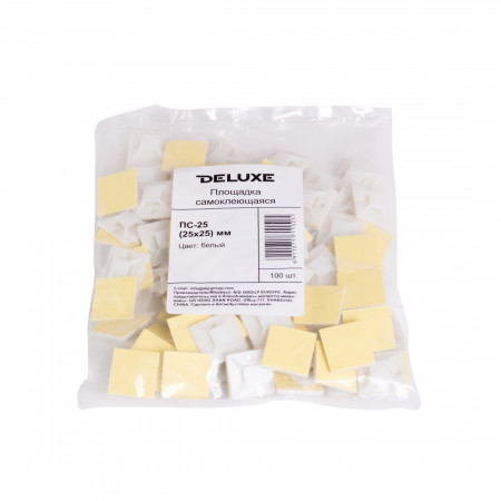 Площадка самоклеющаяся Deluxe (playground 25*25?по 100 Pieces) белый