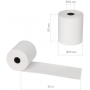 Лента 80*18 мм, 60 м BRAUBERG Thermal Eco 80