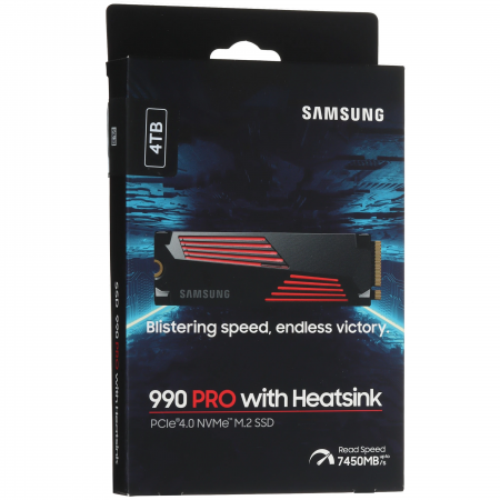 4000 ГБ SSD диск Samsung 990 PRO (MZ-V9P4T0CW) черный