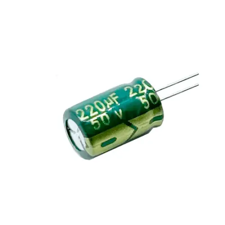 Конденсатор трехфазный 50v 220uf зеленый