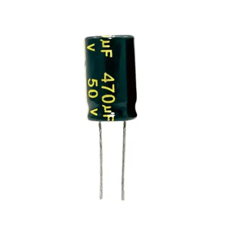 Конденсатор трехфазный 50v 470uf черный