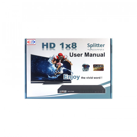 HDMI сплиттер ViTi HD8PA черный