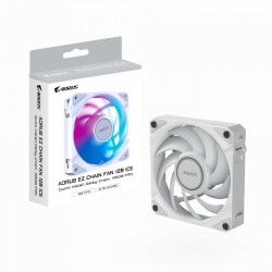 Вентилятор для корпуса GIGABYTE AORUS EZ Chain Fan 120 ICE 120 мм (GP-ECFAN1201 ICE) белый