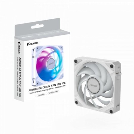 Вентилятор для корпуса Gigabyte GP-ECFAN1201 ICE белый