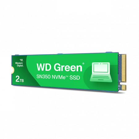 2 ТБ SSD диск Western Digital GREEN SN350 (WDS200T3G0C-00AZL0) зеленый