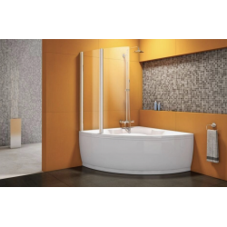 Шторы для ванной Kolpa San Q-LINE TV/4D 140/K (537880) прозрачный