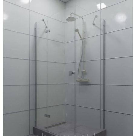 Шторы для ванной ТРИТОН "Брава-Хром" (Щ0000054195) прозрачный