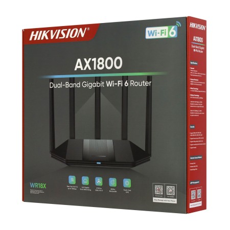 Wi-Fi роутер Hikvision DS-3WR18X черный
